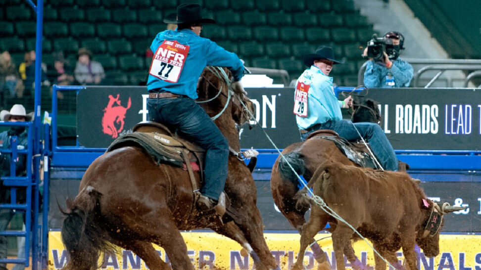 Team Roping at NFR 2023